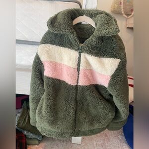 Girls Sherpa coat